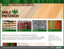 Tablet Screenshot of holz-pietzsch.de